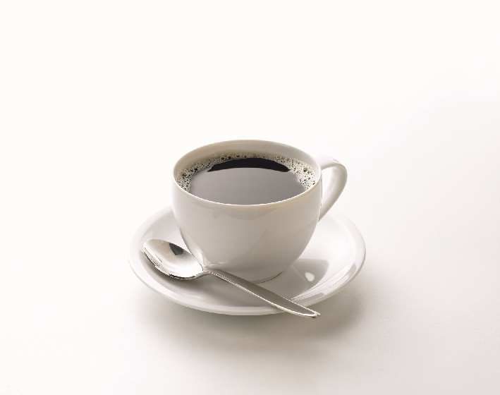 Tasse Kaffee schwarz