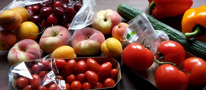 Obst und Gemüse aus dem Supermarkt