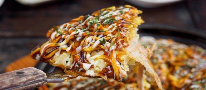 Okonomiyaki Pfannkuchen