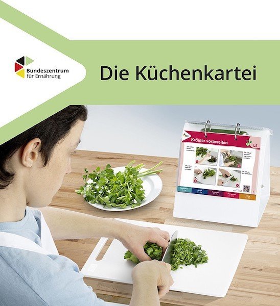 Titelbild des Ringordners Die Küchenkartei.