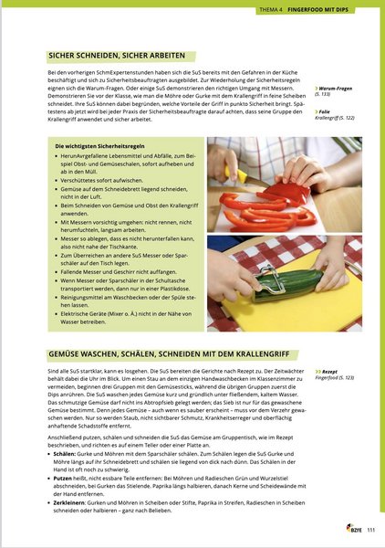 Hintergrundinfos zum Thema Sicher schneiden und sicher arbeiten.