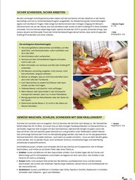 Hintergrundinfos zum Thema Sicher schneiden und sicher arbeiten.
