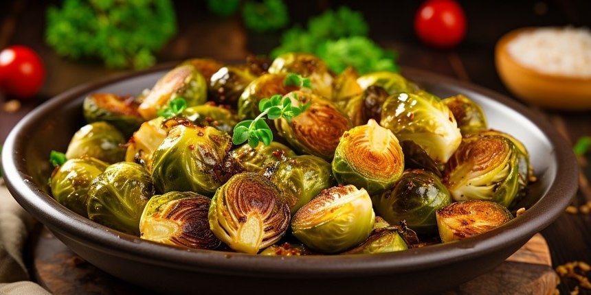 Gebratener Rosenkohl.. Artikel "Ein Loblied auf den Rosenkohl" öffnen.