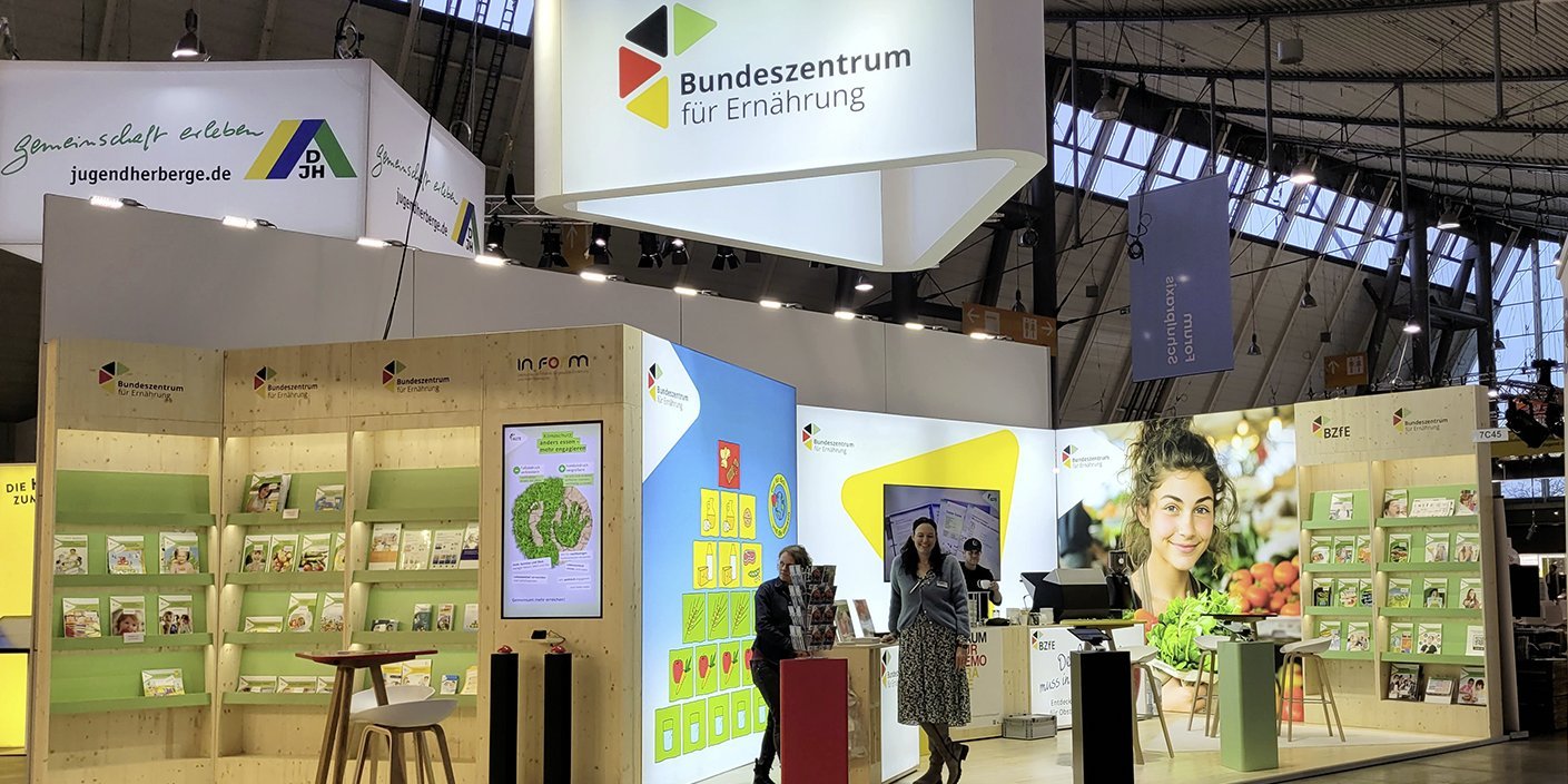 BZfE-Messestand auf der didacta 2025. Artikel "Messebeteiligungen" öffnen.