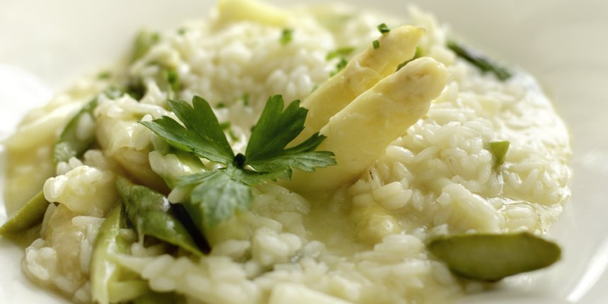Risotto mit Spargel. Artikel "Spargel" öffnen.