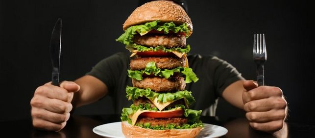 Eine riesige Portion Burger