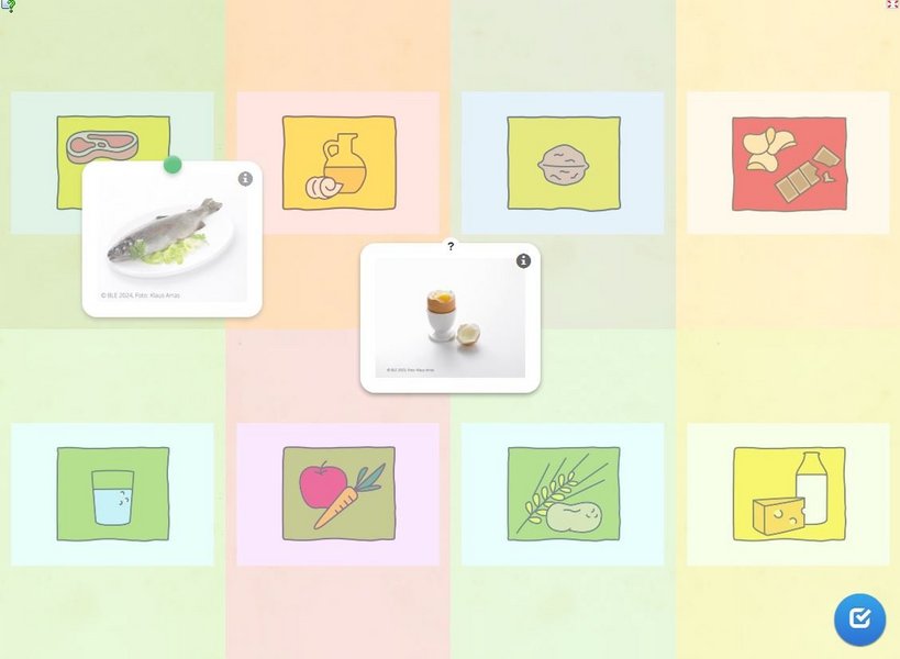 Learning-App zur Ernährungspyramide