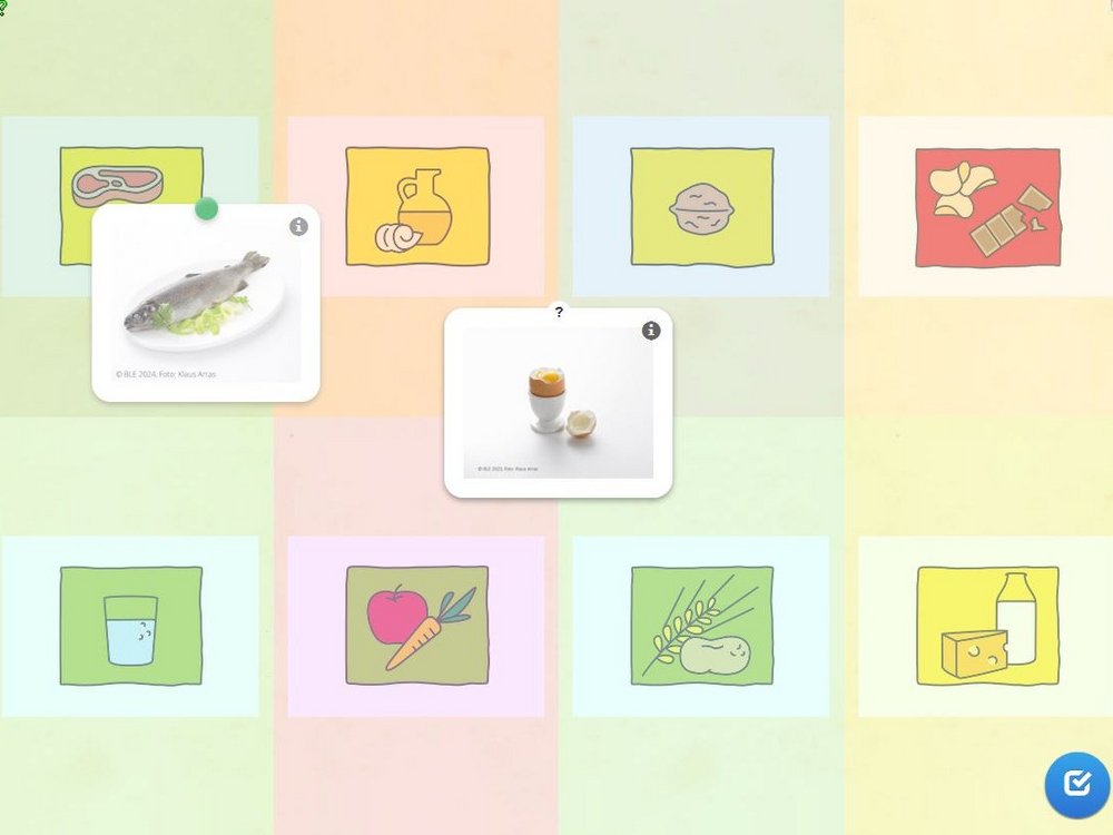 Learning-App zur Ernährungspyramide