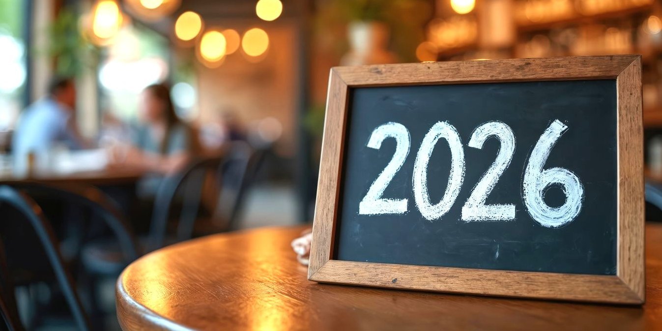 Auf einer Tafel steht 2026. Artikel "Veranstaltungen und Fortbildungen" öffnen.