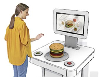 Modell des Burger-Exponats