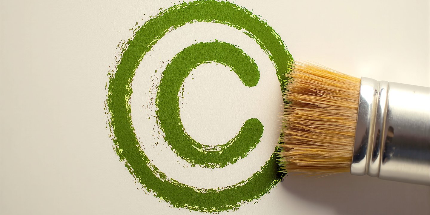 Symbolbild für ein Copyrightzeichen. Artikel "Lizenzen" öffnen.