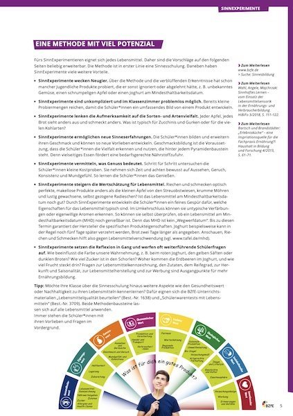 Hintergrundinformationen aus dem Material Die Methode SinnExperimente.