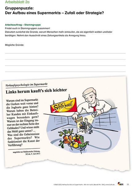 Beispielseite aus dem Material.
