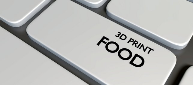 Tastatur 3D Food-Print