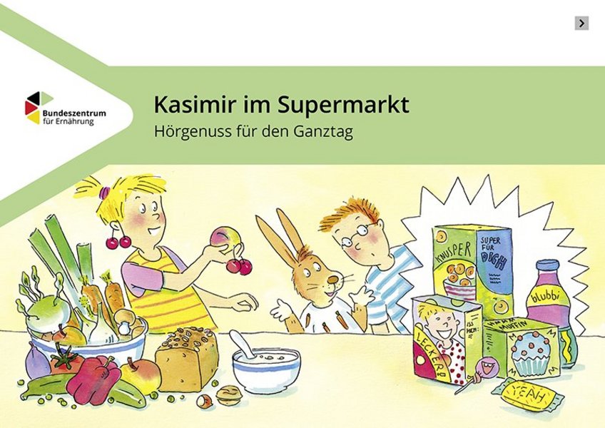 Titelbild Kasimir im Supermarkt.