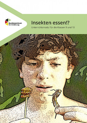 Titelbild der Unterrichtseinheit "Insekten essen?"