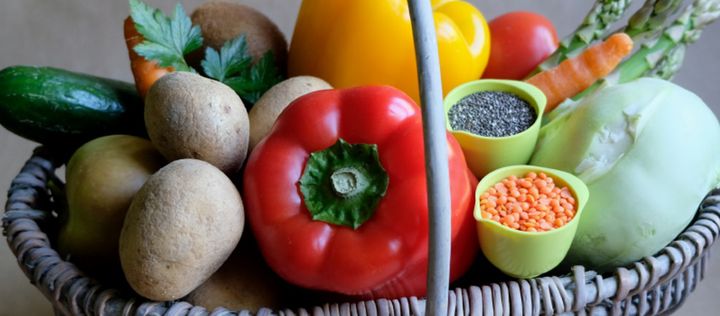 Gemüse und Superfoods