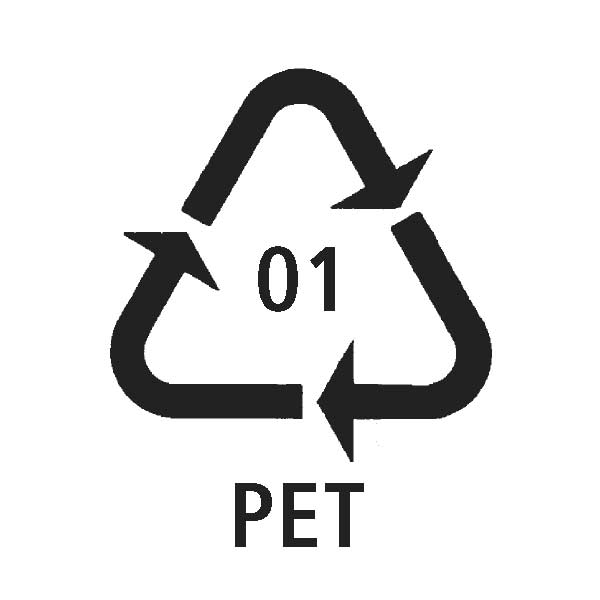 Recyclingsymbol Kunststoff PET