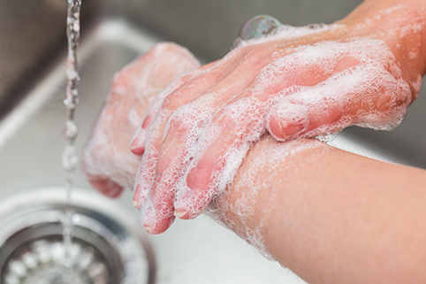 Bild: Hände waschen