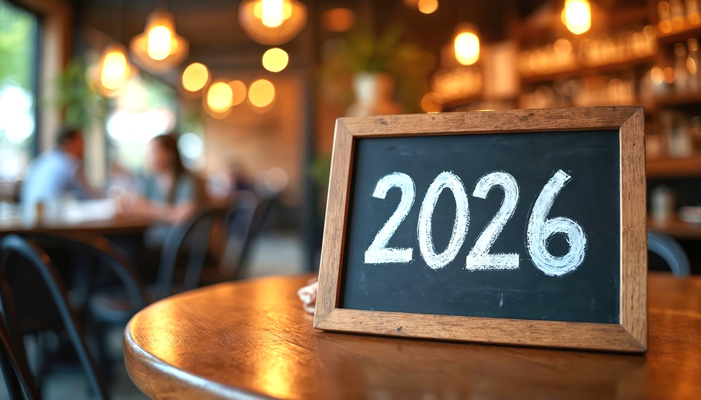 Auf einer Tafel steht 2026. Artikel "Veranstaltungen und Fortbildungen" öffnen.
